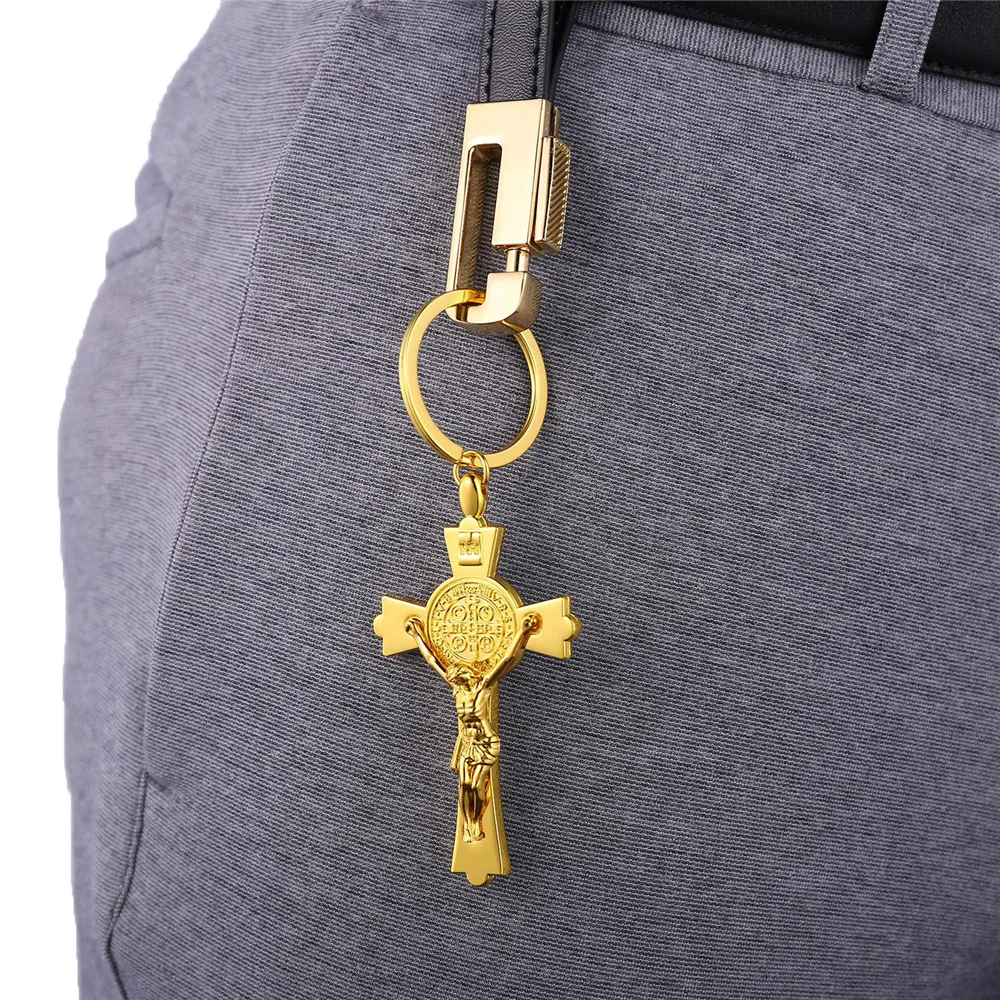 Брелки для ключей мужские с крестом брендовые брелоки высокого качества