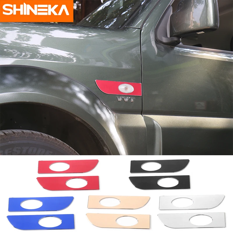 

SHINEKA Newest Metal Turn Signal Light Guards Lamp Covers Protector Exterior Accessories for Suziki Jimny 2007+ Car Accessories