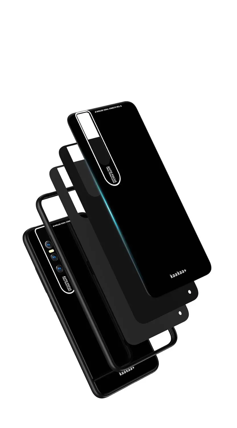 ДЛЯ VIVO V15 V 15 чехол V15Pro градиент Аврора плексиглас задняя крышка телефона для Pro