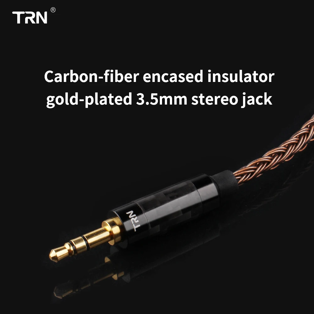 TRN T2 16 ядерный посеребренный HIFI обновленный Кабель 3 5/2 5 мм разъем MMCX/2Pin для V80 V10 V30