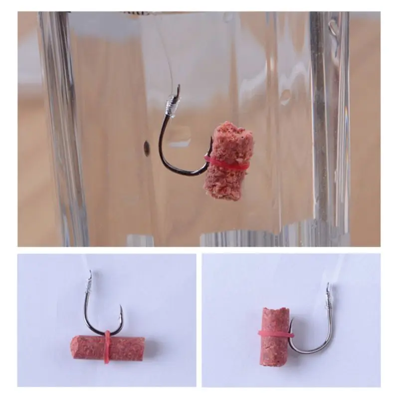 1 пакет рыболовная плавающая приманка для рыбной ловли с красным червем и
