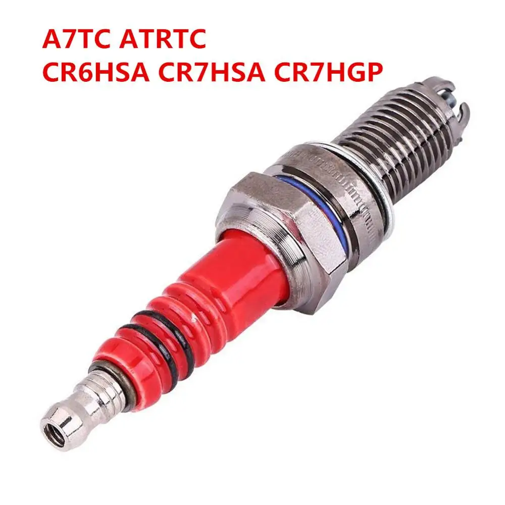 1 Иридиевая Свеча зажигания Вилки для A7TC ATRTC CR6HSA CR7HSA CR7HGP D8EA D8RC DR8EA D7EA D8TC DR8EGR DPR8EA-9 DPR8EIX-9 DR7EA-9 - Цвет: 1