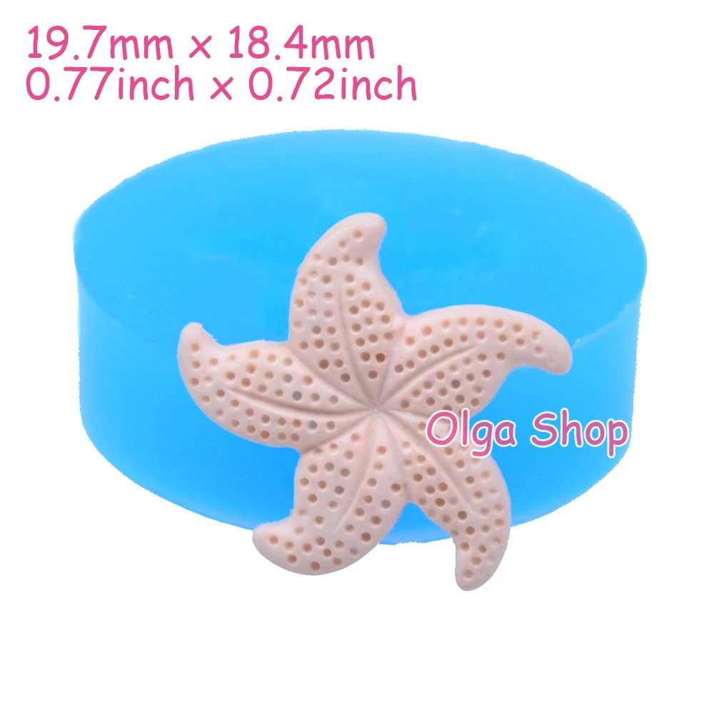 DYL199 форма в виде морской звезды для украшения пирожных и кексов помадка 20