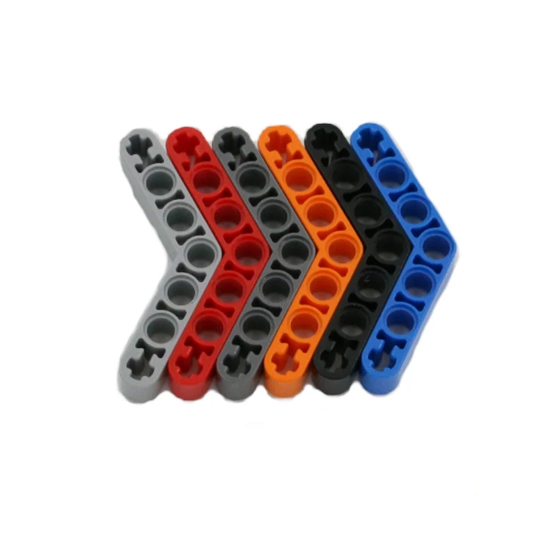 20 шт./лот Technic Beam 1x7 изогнутые (4 - 4) Толстые кирпичи MOC части просветляющий блок