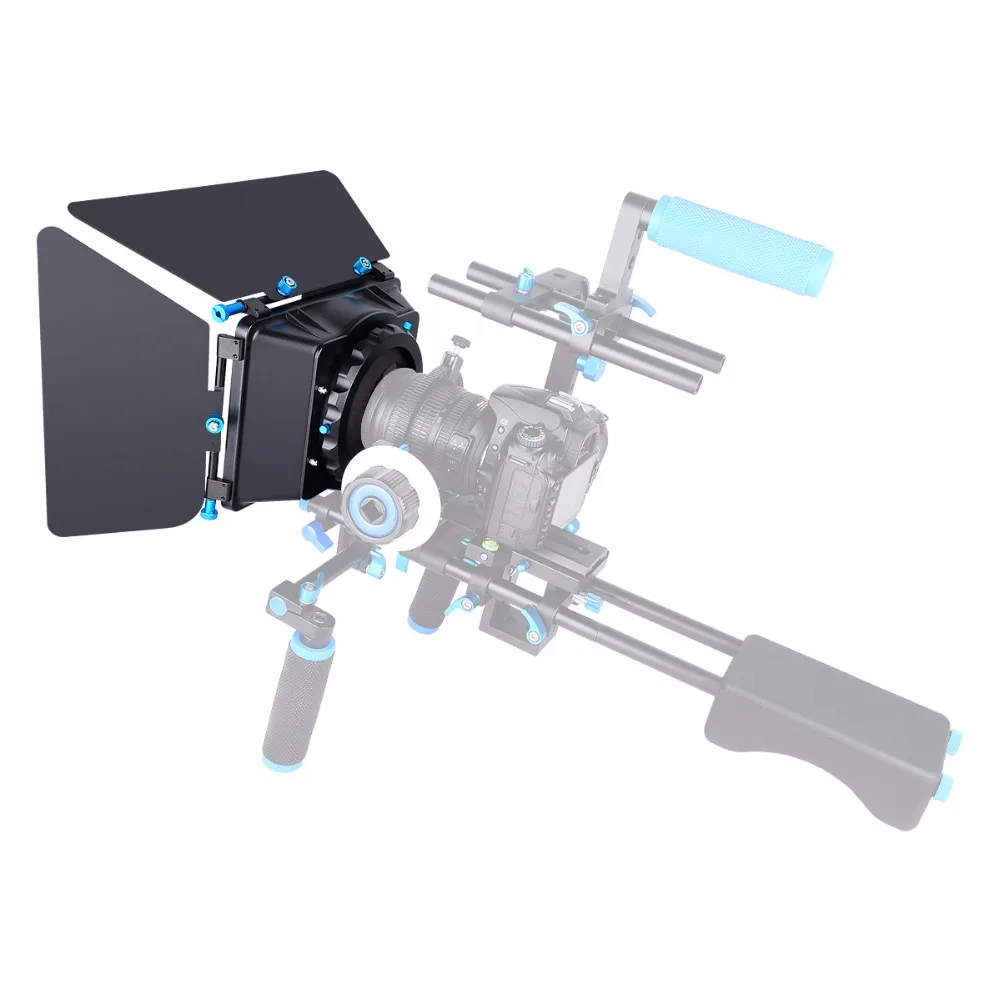 Yelangu M4 Металл Черный Съемный регулируемые боковые крылья короб со створками от