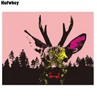 Алмазная мозаика сделай сам, алмазная живопись, олень, животное, вышивка крестиком, декоративная вышивка, полная квадратнаякруглая настенная живопись Стразы