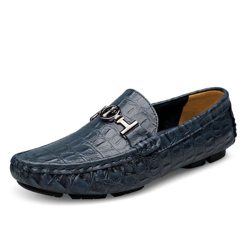 JKPUDUN British Style Mens Driving Shoes Luxury Brand Penny Loafers Designer Boat Men High Quality Black Big Size 38-50 | Обувь