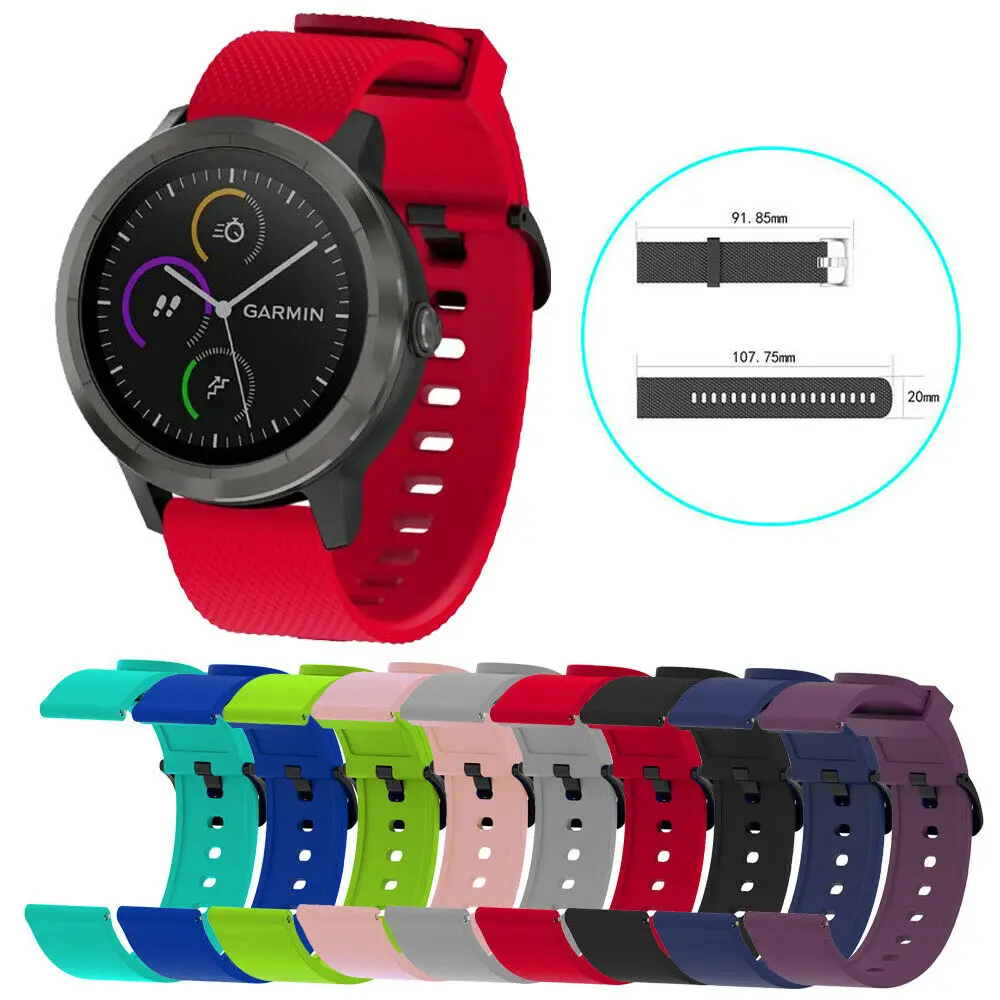 Сменный наручный ремешок 20 мм для Garmin Vivoactive3 Vivomove|Ремешки часов| |