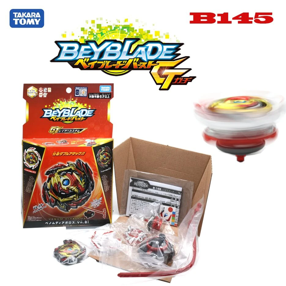 Подлинный TAKTRA TOMY BEYBLADE GT Пескоструйный гироскоп 8 моделей случайная посылка