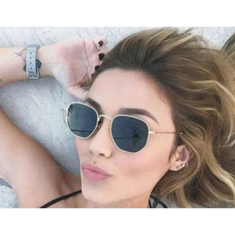 Солнцезащитные очки в ретро стиле для мужчин и женщин винтажные зеркальные