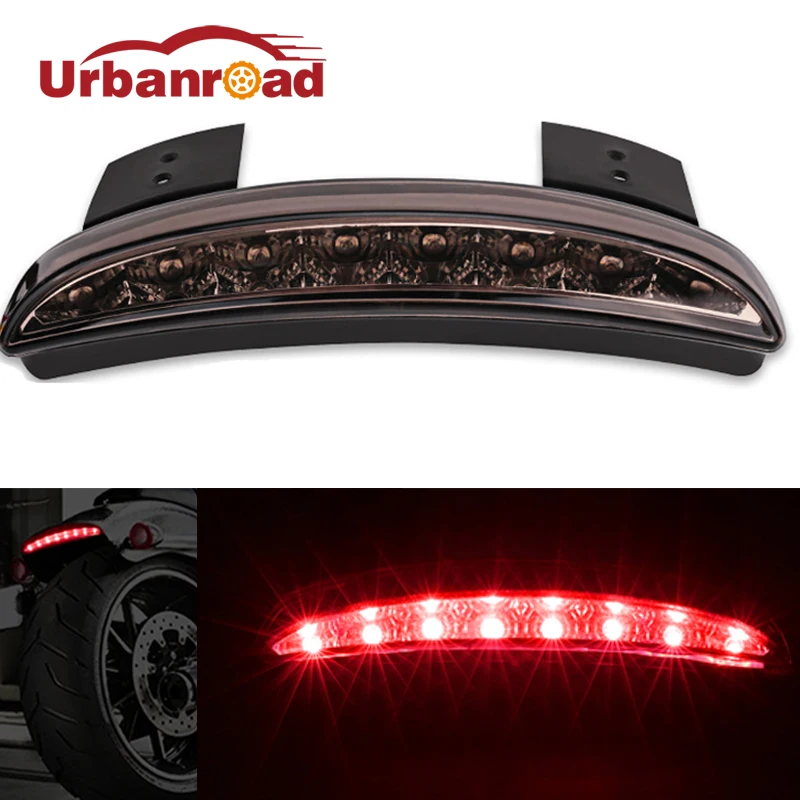 For harley rear fender edge led tail light motorcycle led brake rear tail turn signal light For Harley XL883 XL1200