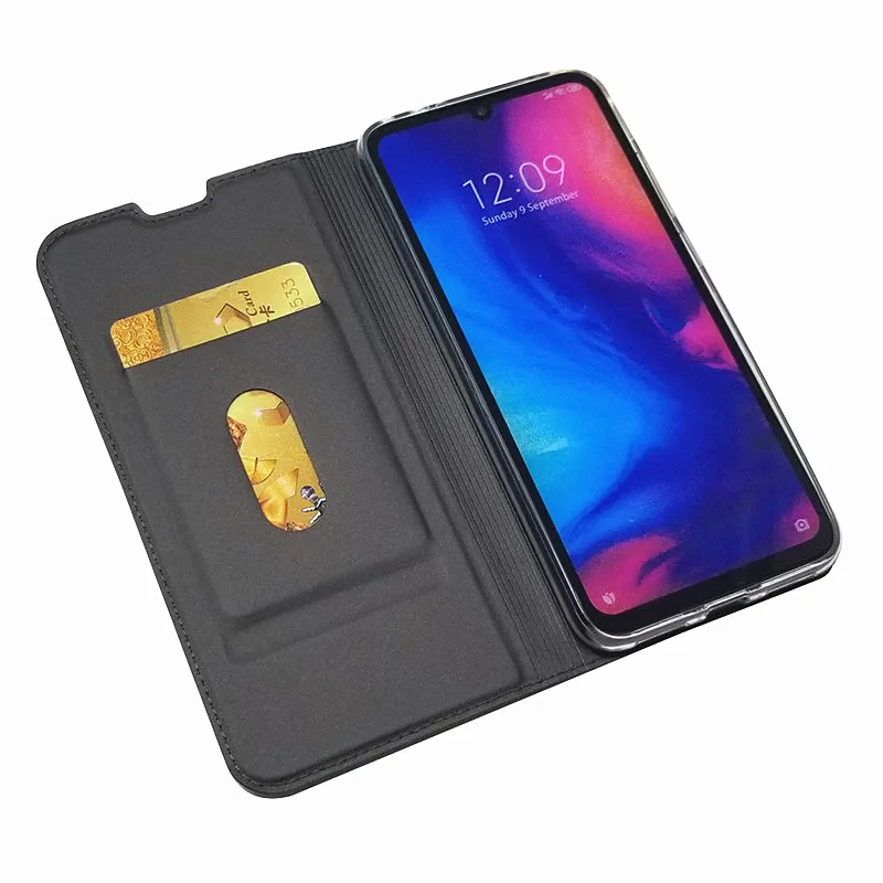 Кожаный флип чехол PDGB для Huawei Y6 Pro 2017 Y5 Y7 Prime 2018 Y9 2019 P Smart Plus роскошный книжка