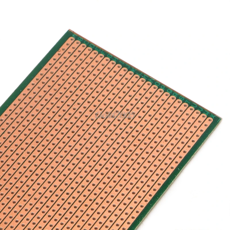 5 шт. 6 5x14 см полосатая доска Veroboard Uncut PCB Platine Односторонняя печатная плата G07