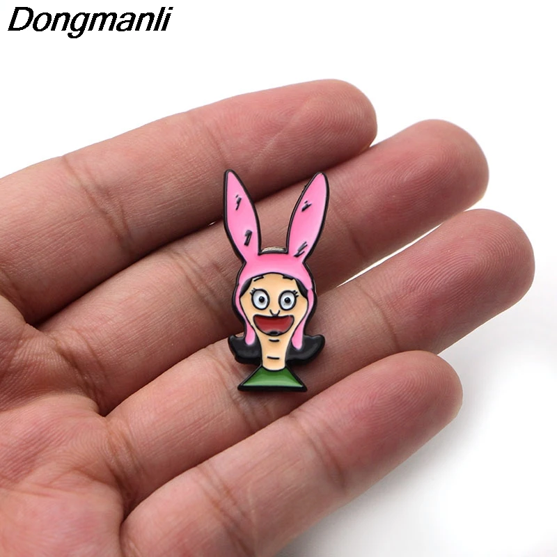 P2131 Dongmanli брошь с эмалью в виде гамбургера Тина для письма друзей фантастики