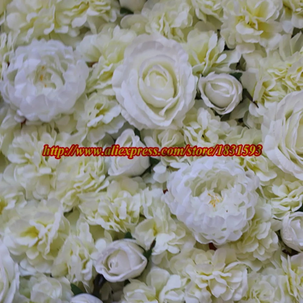 10 шт./лот Искусственные Шелковые Розы и цветы пионы на стены свадебные декорации