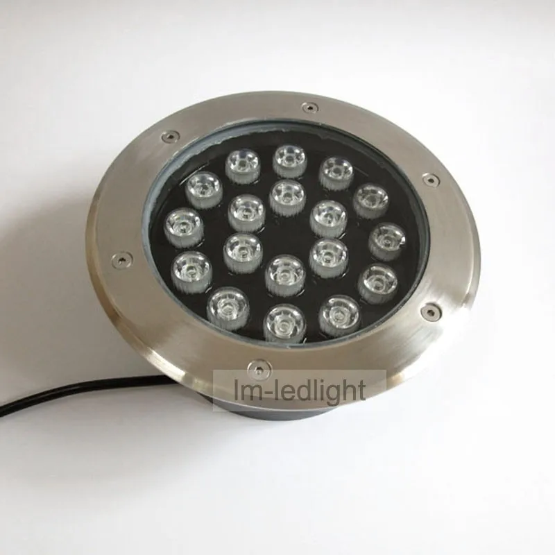 Подземный светодиодный светильник 15 Вт IP67 водонепроницаемый напольный RGB