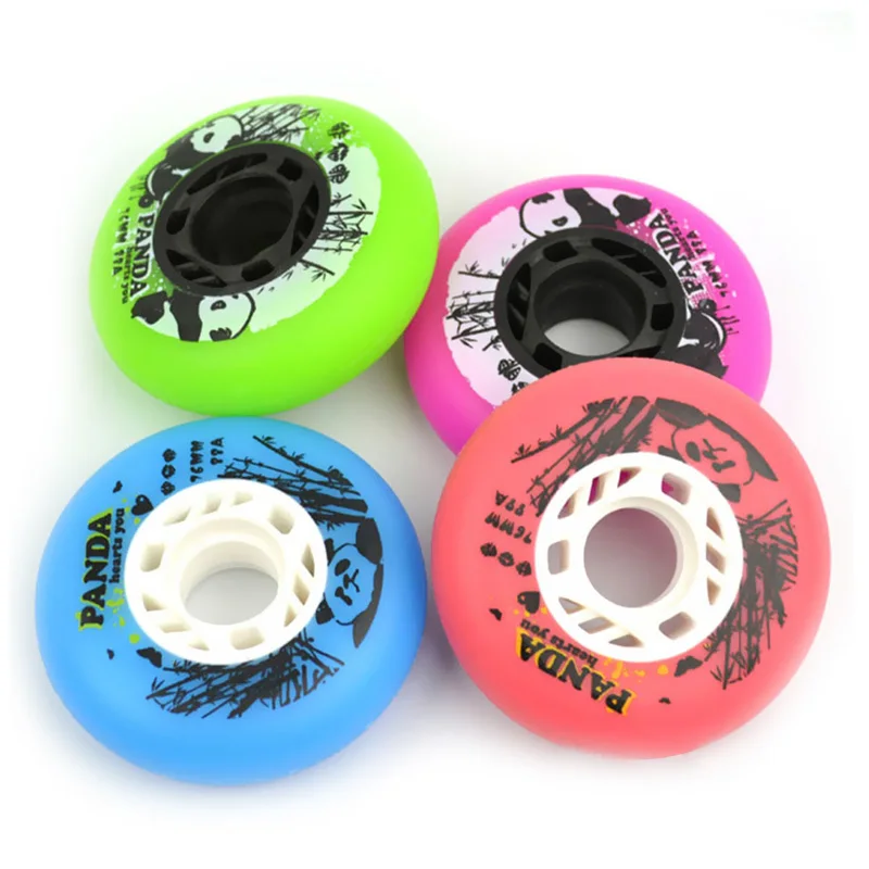 Ролики для роликовых коньков 88A 72 76 80 мм оригинальные ролики panda eye скольжение