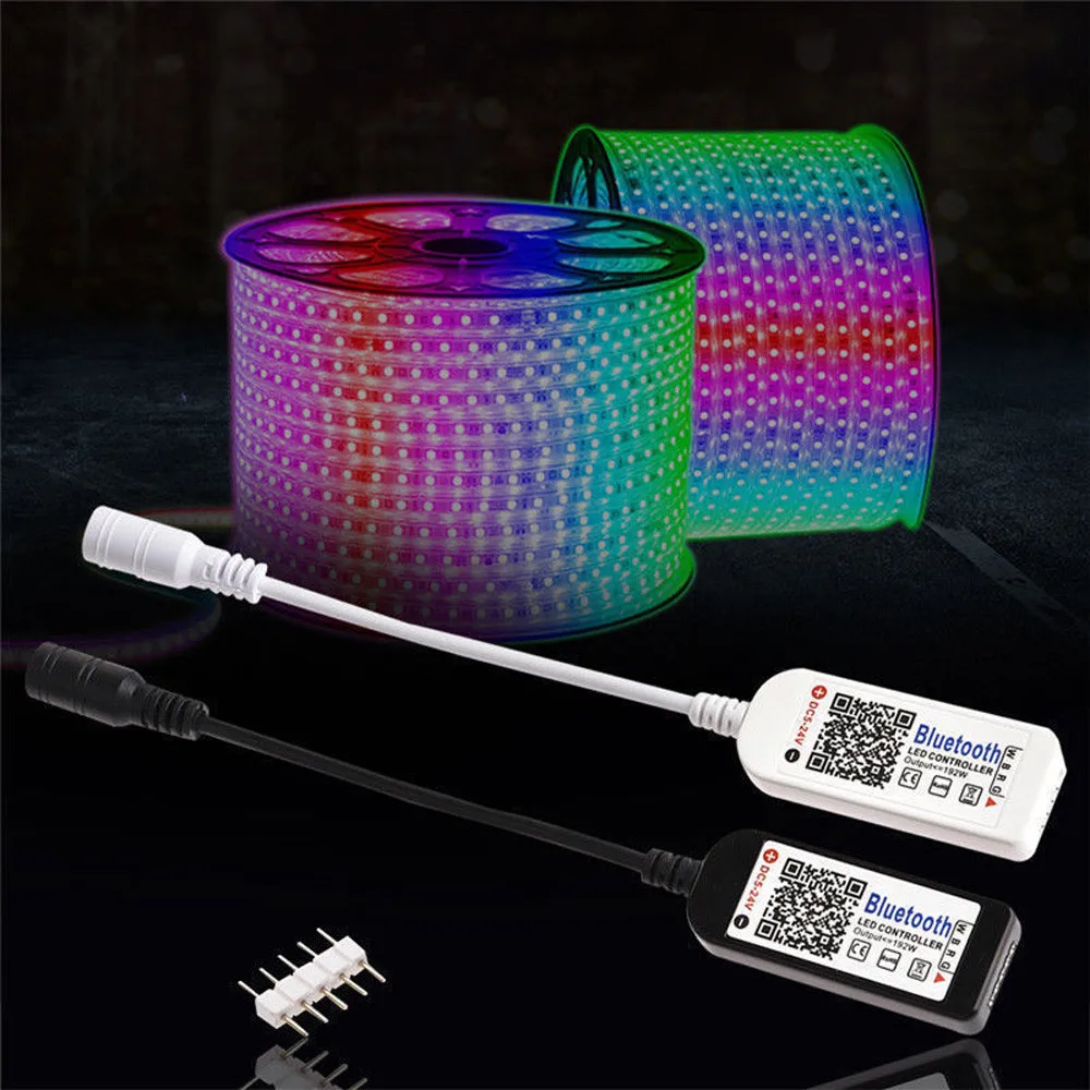 WiFi Bluetooth Music RGB Controller DC5-24V Mini Smart Light Strip Dimmer For 5050 3528 LED Tape New 12.29 | Автомобили и