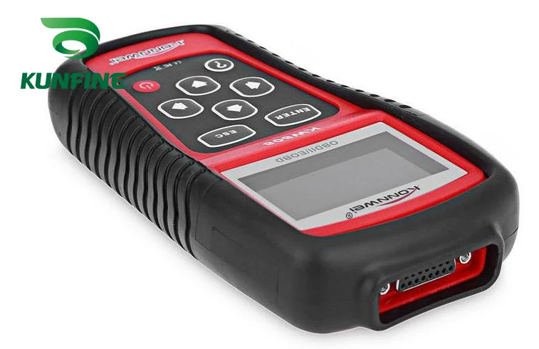 KUNFINE KW808 OBDII автоматический сканер OBD2 считыватель кодов многоязычный инструмент