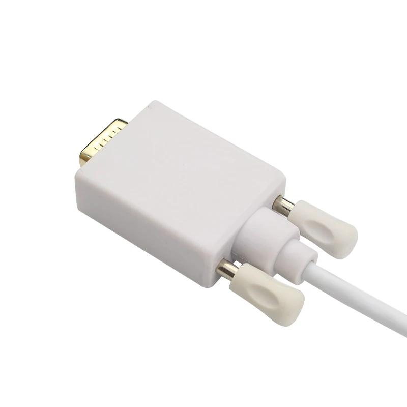 Shchv полный Медь MINI DP TO VGA кабель преобразователя адаптер 1.8 м 1080 P мини Дисплей
