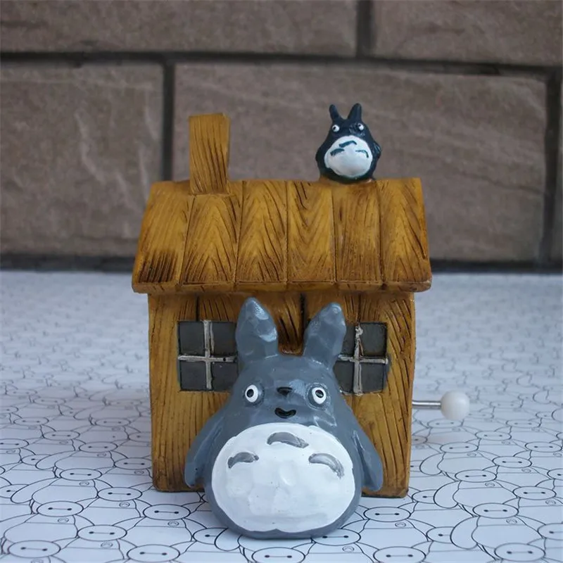 Музыкальная шкатулка Hayao Miyazaki Totoro музыкальная в стиле ретро 10*7 5*6 5 см кошка для