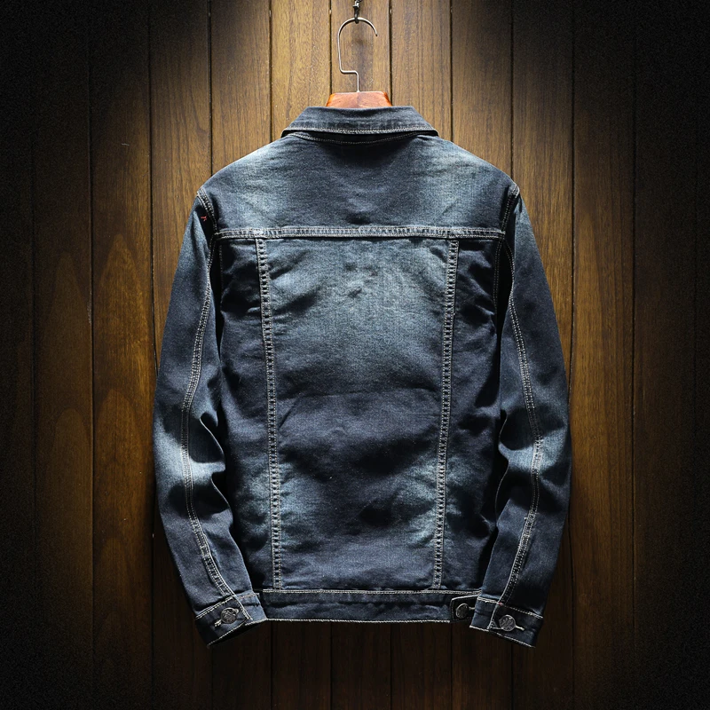 Новинка 2019 Мужская модная эксклюзивная тонкая черная Повседневная джинсовая