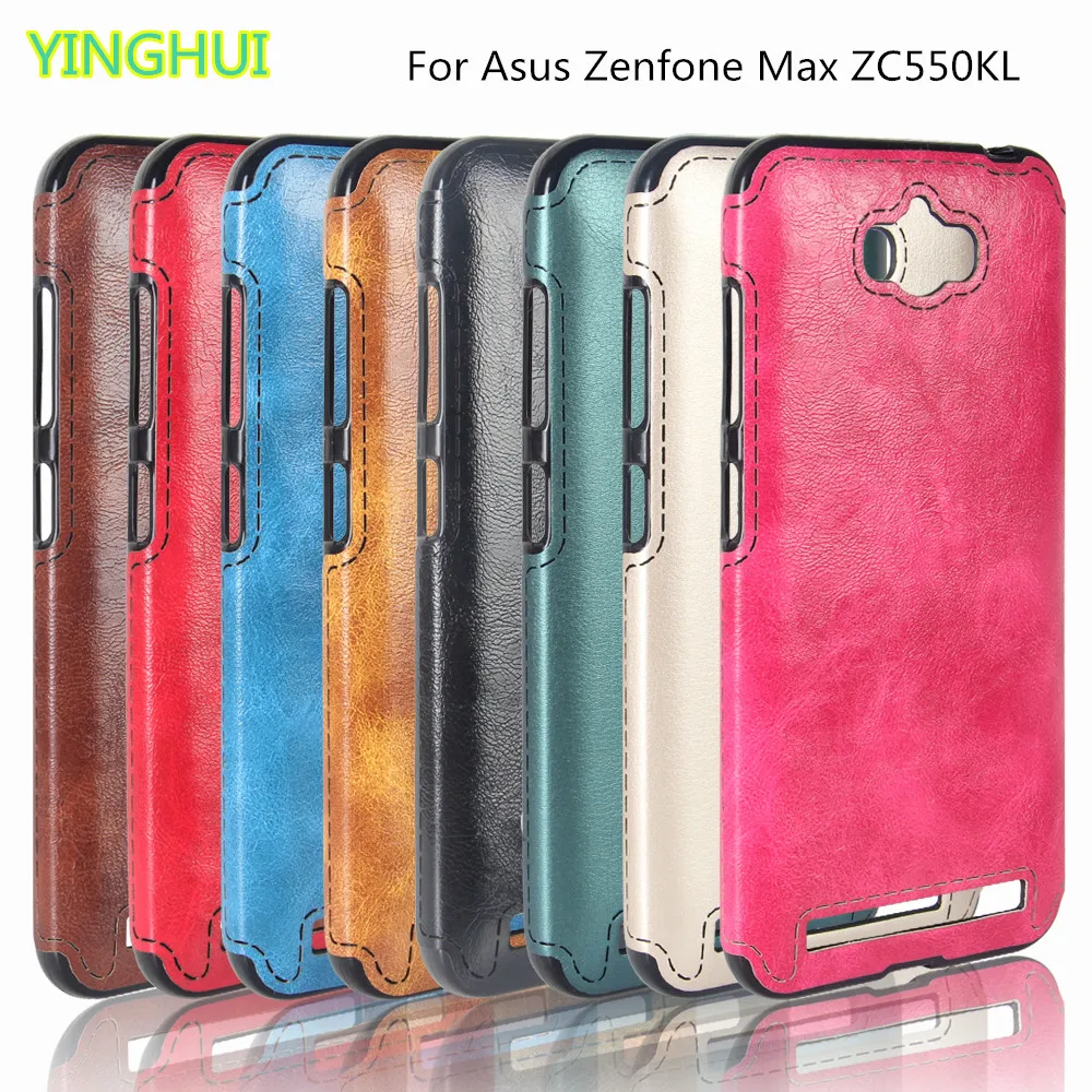 Роскошный кожаный чехол для Asus Zenfone Max ZC550KL мягкие силиконовые чехлы из ТПУ