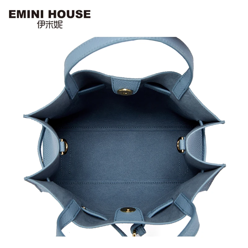 EMINI HOUSE сумка из спилка кожаная через плечо роскошные сумки женские дизайнерская