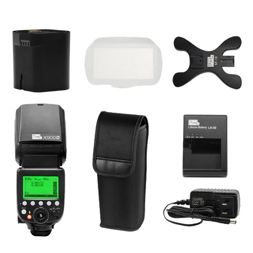 Pixel X900N литий ионная Вспышка Speedlite высокая скорость i TTL/M/MULT 1/8000s GN60 HSS вспышка для