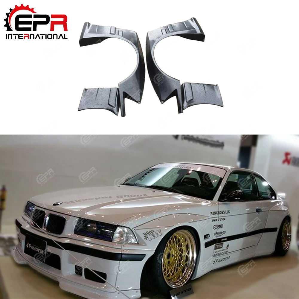 Для BMW E36 RB Комплект кузова тюнинг FRP стекловолокно переднее крыло колесо бликовая