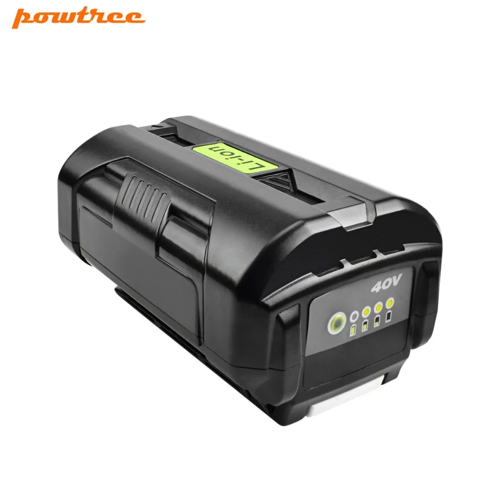 Powtree для Ryobi OP4050 6000 мАч 40 В литий ионная аккумуляторная Замена OP4026 OP40261 OP4026A