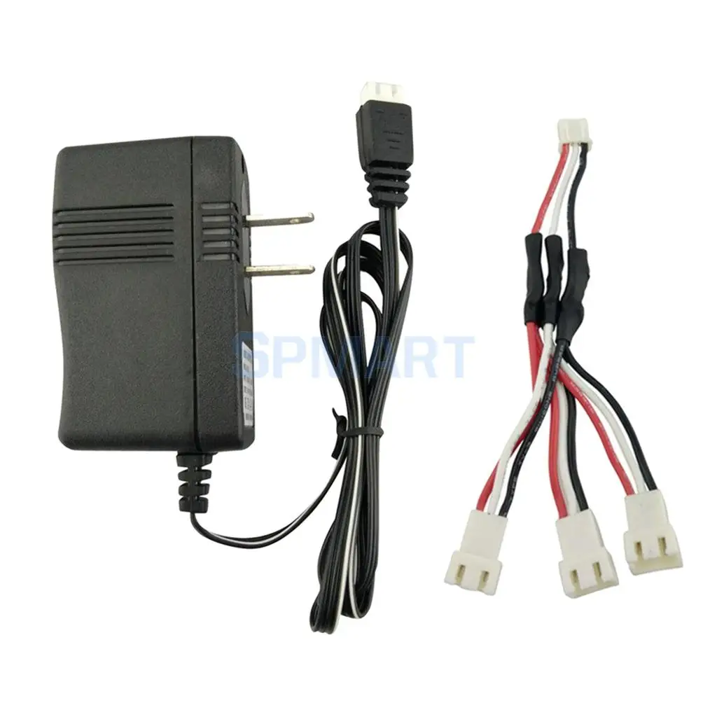 Зарядное устройство US Plug + кабель для зарядки 3 в 1 SYMA X8SW X8SC X8C X8G X8HW X8HC RC Drone|syma battery