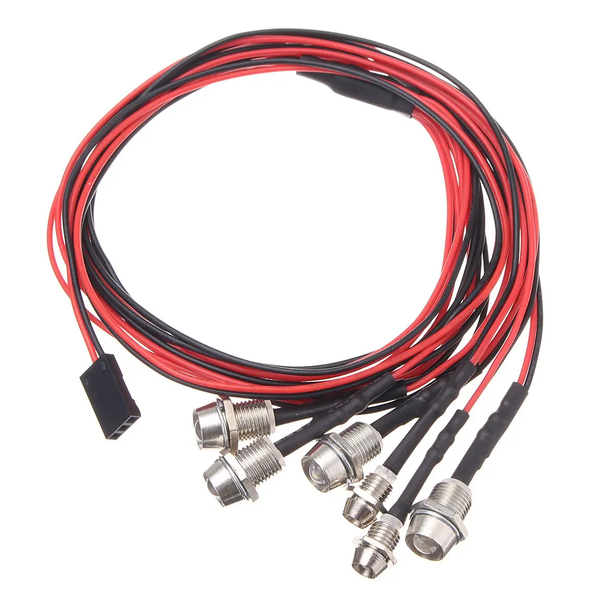 6 светодиодов комплект светодиодных фар задний фонарь для HSP 1/10 RC модели