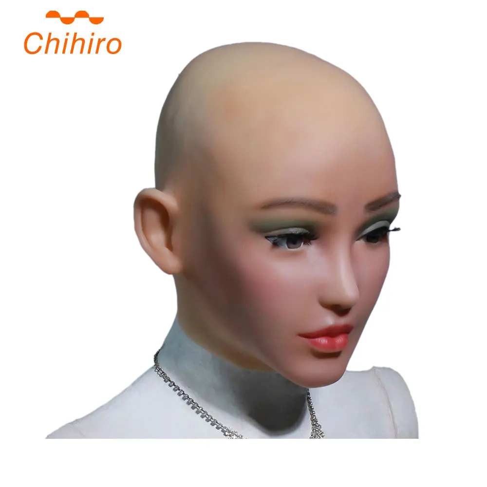 Chihiro лицо ангела силиконовая Реалистичная Женская кожа для Хэллоуина танцев