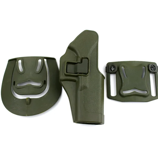 Green Военная кобура Glock 17 для пистолета правая рука тактическая кобура для пистолета Glock кобура для пояса Glock 17 19 22 23 31 32 охотничье снаряжение - Цвет: Green