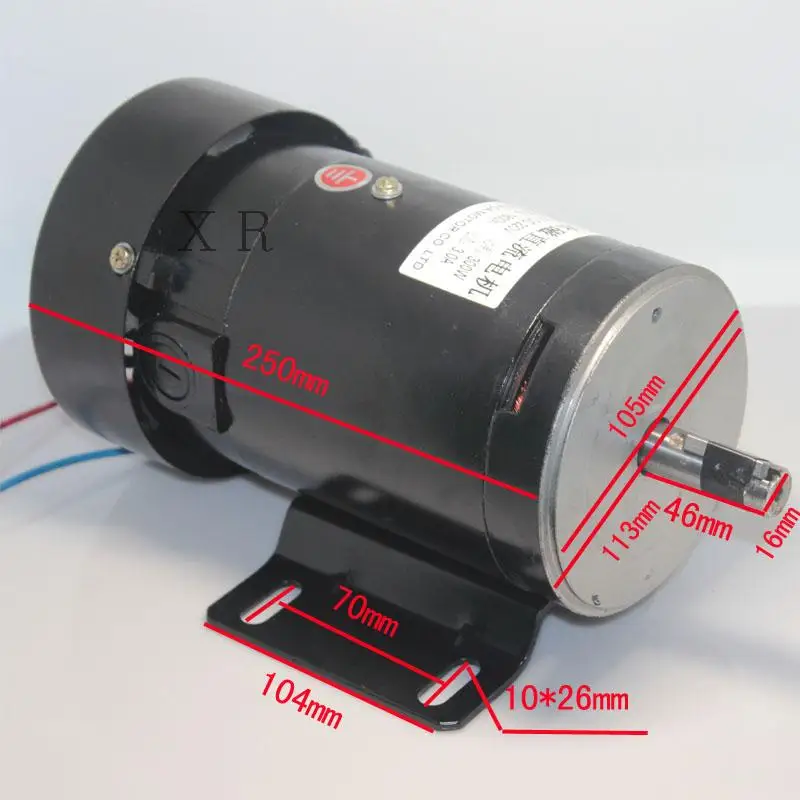 Популярный двигатель с постоянным магнитом 220 В постоянного тока мощный 500 Вт