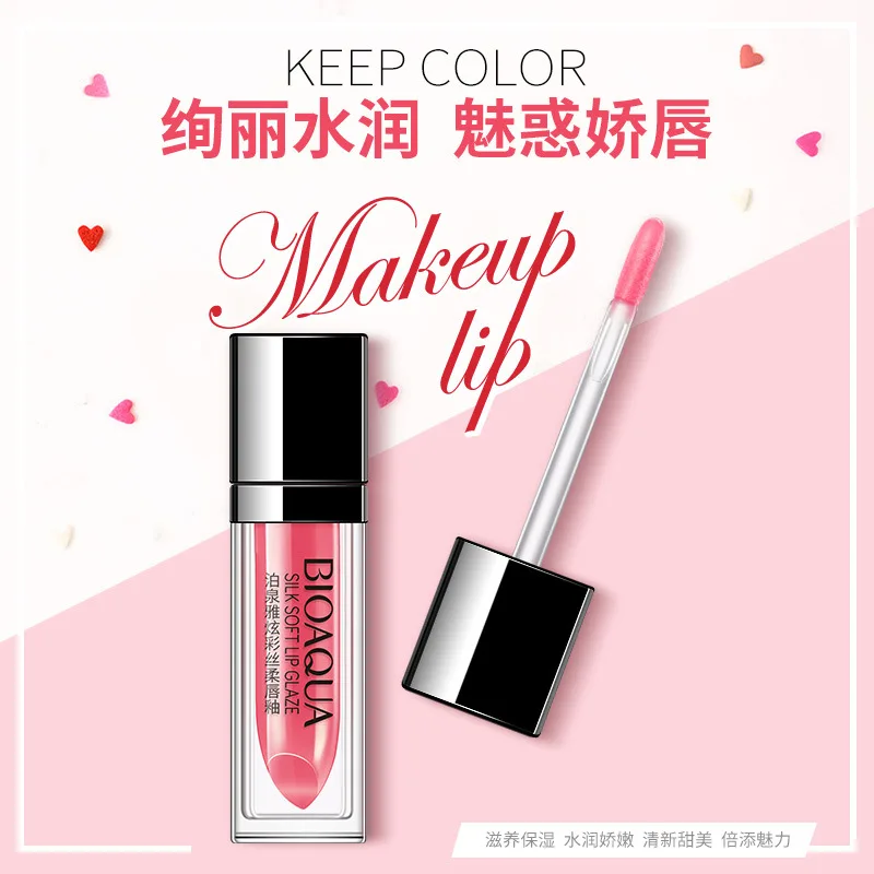 BIOAQUA фирменные разноцветные шелк мягкий блеск для губ увлажняющий Moisture Lipstick Полный губы ТИНТ не просто исчезают без помада чашки глазури