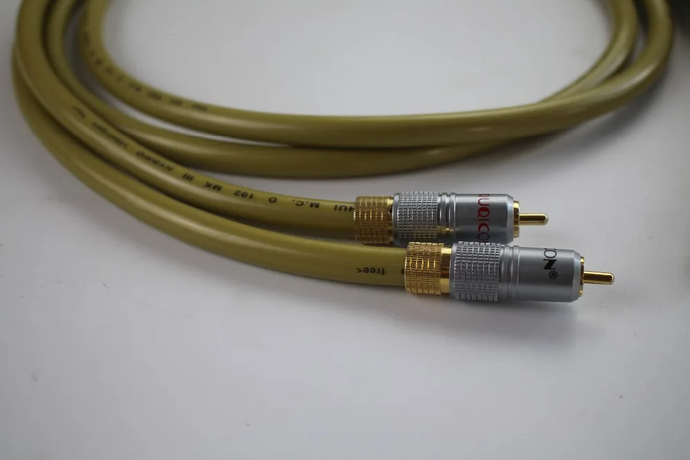 VDH Hifi hifi аудио усилитель кабель RCA линия утолщенные стенки разъема canare