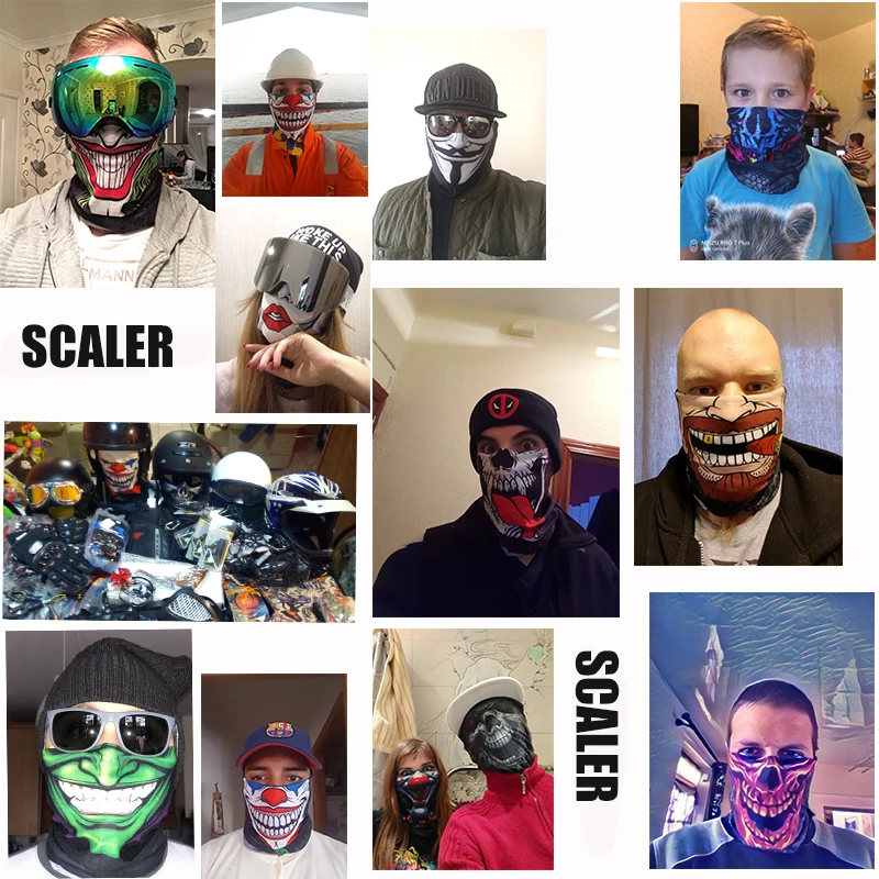 3D тактическая охотничья бандана зимняя Лыжная маска для шеи военный головной