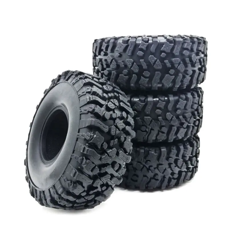 

4PCS 120MM 1.9INCH Rubber Rocks Tyres Wheel Tires for 1:10 RC Rock Crawler Axial SCX10 90047 D90 D110 TF2 TRX-4