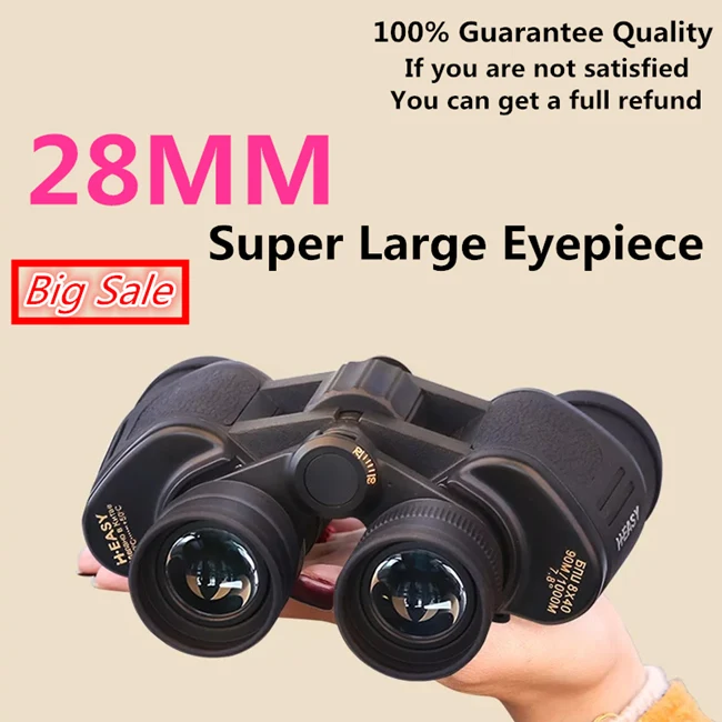 28MM Big Eyepiece 28 мм супер большой окуляр HD телескоп открытый путешествия охота военный металлический бинокль lll ночного видения русский Зрительная труба - Цвет: 28MM Big Eyepiece