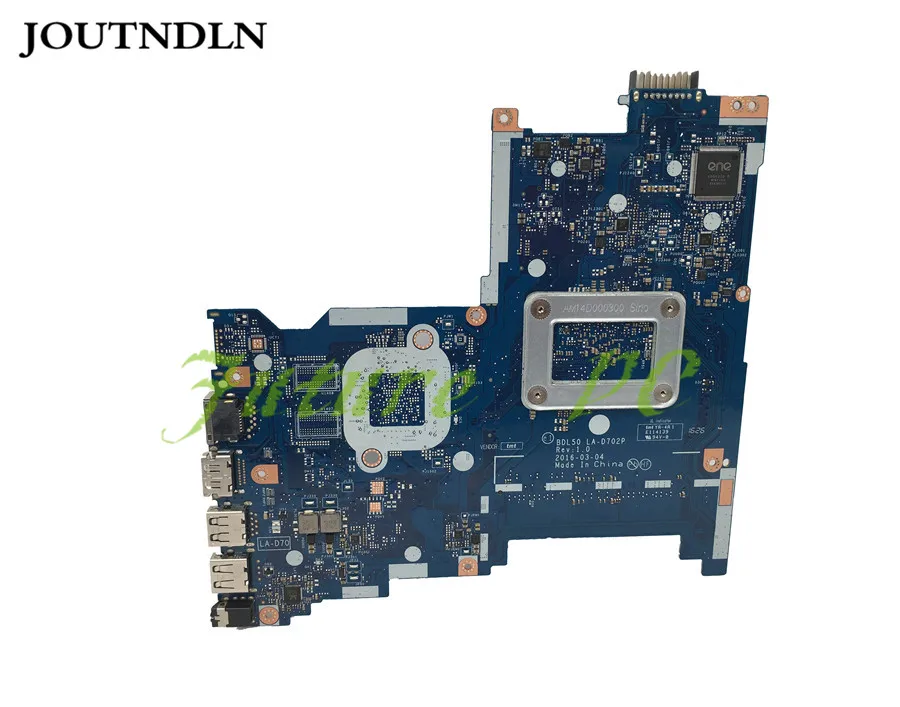 JOUTNDLN для HP 250 G5 15-AY материнская плата ноутбука BDL50 LA-D702P 854943-601 854943-001 DDR3 w/N3710 |