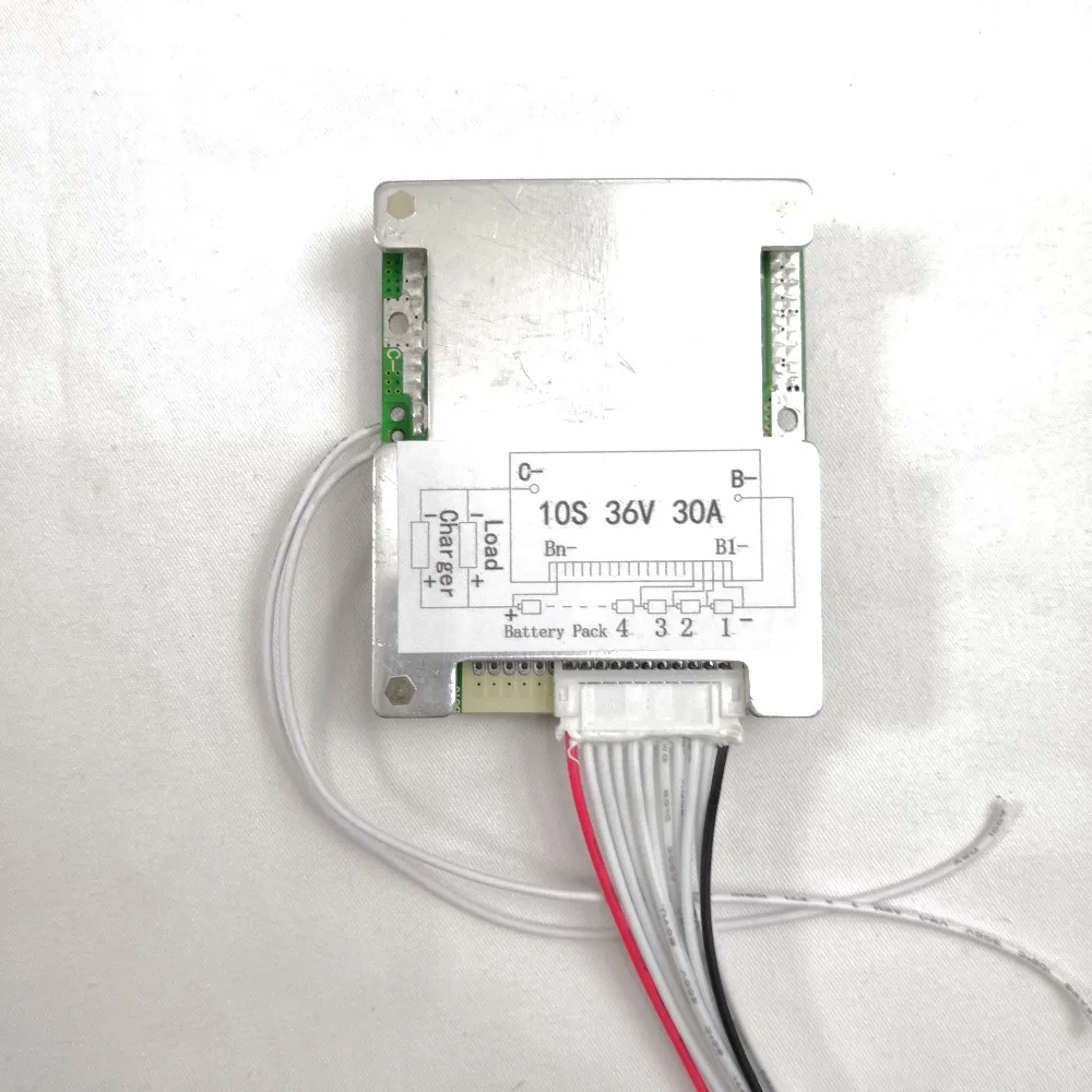 10S 36V 30A литий ионный lipo bms с переключателем ВКЛ./ВЫКЛ. Тот же порт функцией