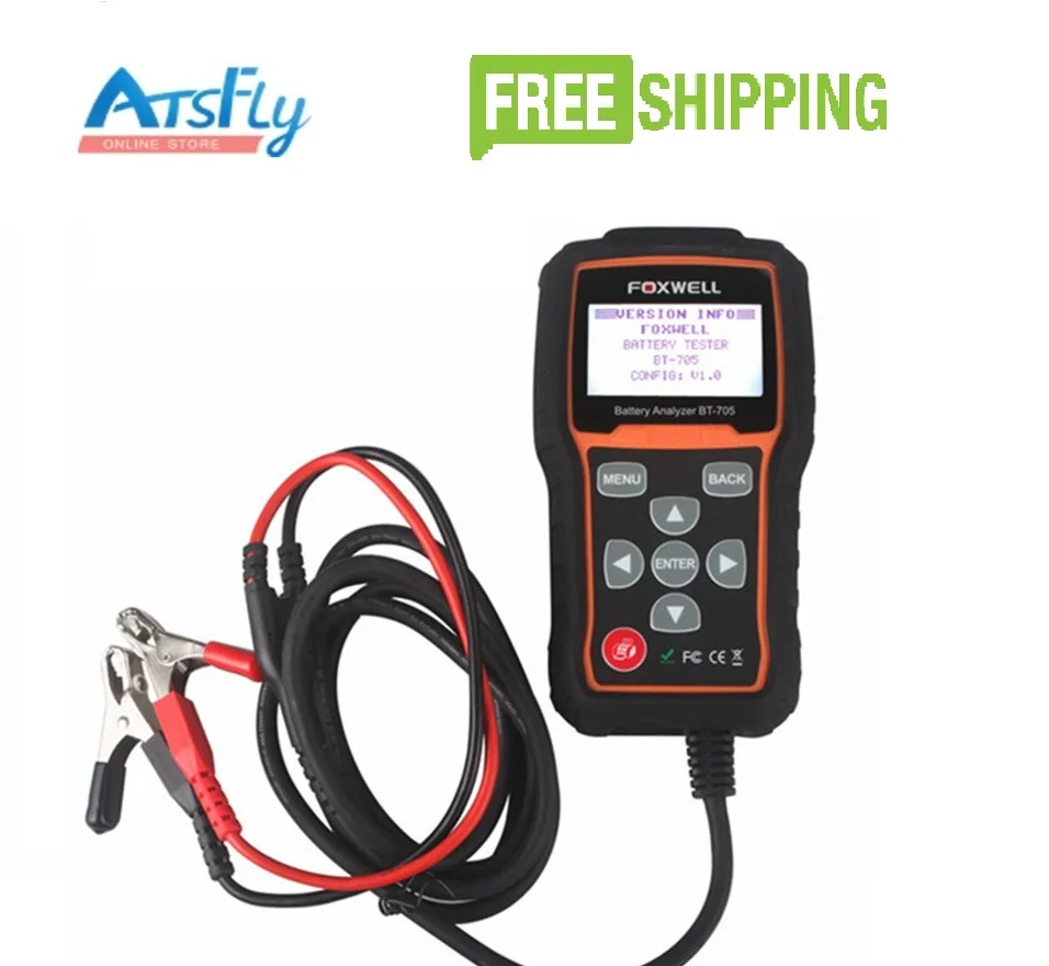 Foxwell bt705 bt 705 12 вольт Батарея анализатор тестер непосредственно обнаружить плохой