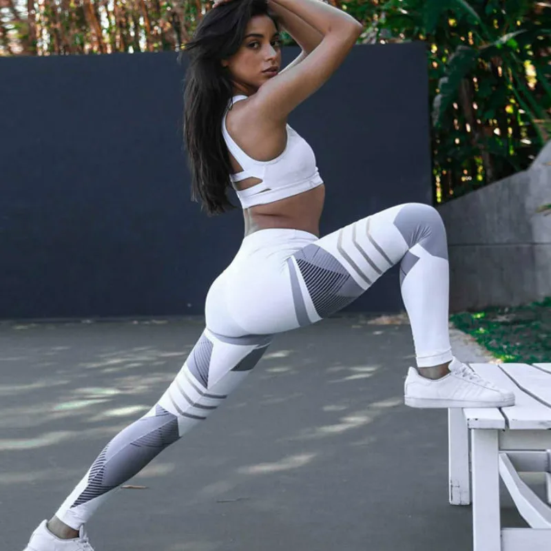 Ropa Deportiva Mujer штаны для йоги размера плюс леггинсы спортивные женские фитнеса