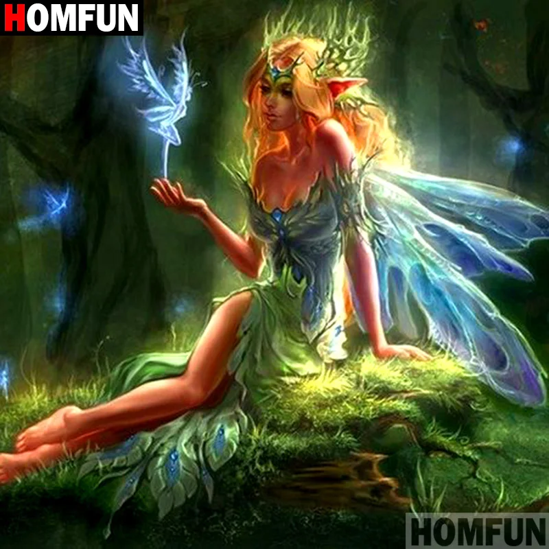 Алмазная 5D Вышивка сделай сам Homfun картина с квадратными/круглыми стразами