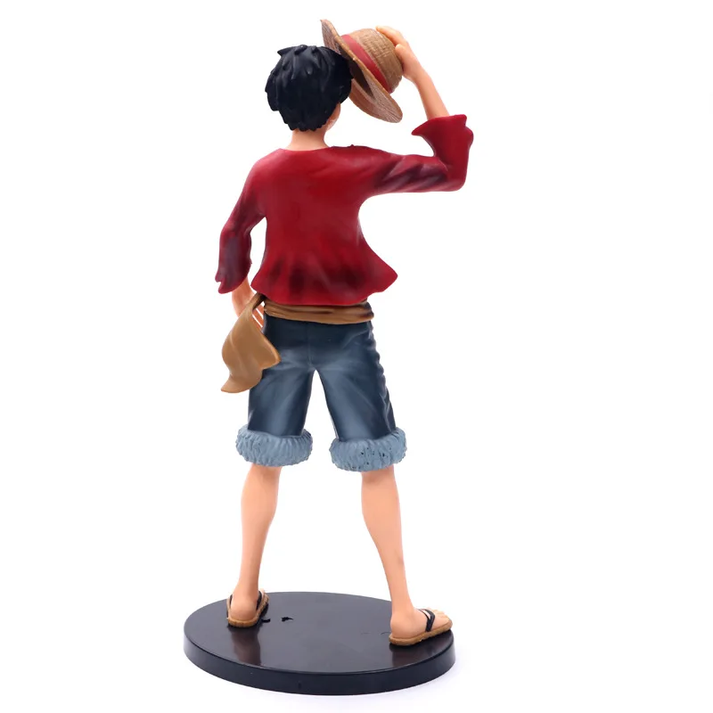

Anime One Piece King of Artist Monkey D Luffy with Hat PVC Action Figure Toys 27cm