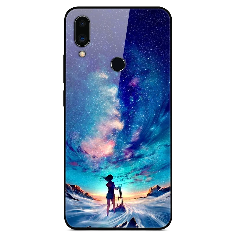 Чехол для Meizu Note 9, чехол из закаленного стекла, твердая задняя крышка, чехол для телефона, для Meizu Note 9, Note9, глобальная версия, защитный чехол для телефона