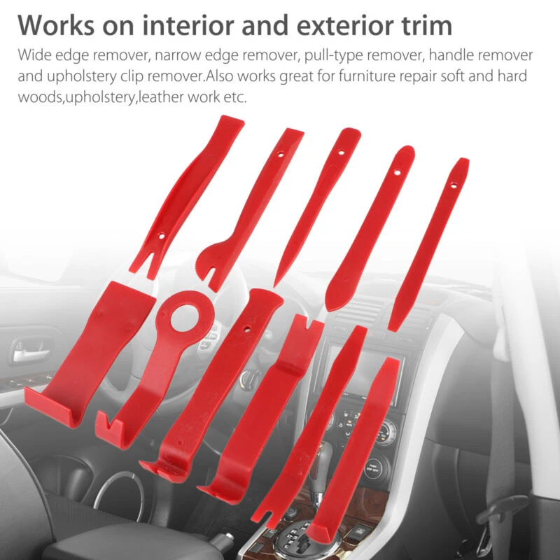 12 шт. автомобильная панель инструменты для удаления ногтей съемник аудио дверная