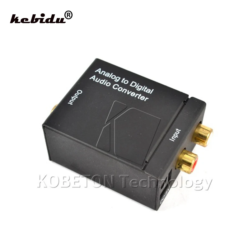 Аналоговый цифровой преобразователь kebidu RL RCA в оптический коаксиальный Toslink S/PDIF
